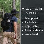 Comhats Waterproof Sun Hat with UPF 50 Protection