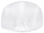Stylish White Mesh Newsboy Cap for Summer