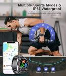 Men's Military Smart Watch with Bluetooth Call