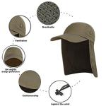 Green Safari Sun Hat with Ear & Neck Flap