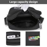 Men's Small Crossbody Bag with Adjustable Straps
