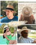 Adjustable Summer Panama Straw Sun Hat