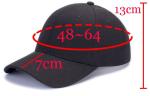 Men's Classic Black Baseball Cap - Polo Style