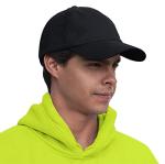 Men's Classic Black Baseball Cap - Polo Style