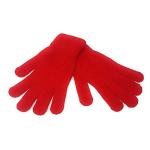 Cozy Red Winter Magic Gloves for Adults