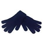 Navy Blue Magic Winter Gloves for Adults