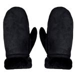 Millya Suede Winter Mittens with Fleece Lining