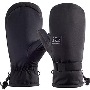 FAYHIJUN Waterproof Thermal Ski Mittens for Women
