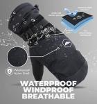 Waterproof Insulated Ski Mittens for Extreme Cold