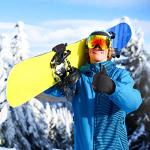 Waterproof Leather Ski Mittens for Men & Women