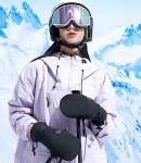 FAYHIJUN Waterproof Thermal Ski Mittens for Women