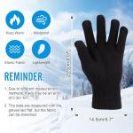 6 Pairs Touch Screen Thermal Winter Gloves