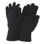 Mens Black Thermal Winter Gloves - One Size