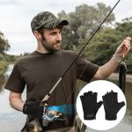 Adjustable Fingerless Gloves for Outdoor Activities