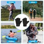 Adjustable Fingerless Gloves for Outdoor Activities