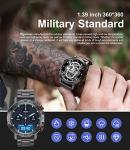 Men's Military Smart Watch with Bluetooth Call