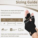 SUTIYO Cozy Fingerless Winter Gloves - Black