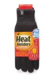Heat Holders Men's Black Heatweaver Yarn Gloves