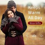 SUTIYO Cozy Fingerless Winter Gloves - Black