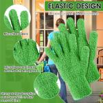 Reusable Microfiber Dusting Mitts for Home Cleaning