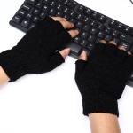 4 Pairs Black Fingerless Gloves for All Activities