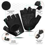Men's & Women's Breathable Cycling Gloves - Black