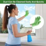 Reusable Microfiber Dusting Mitts for Home Cleaning