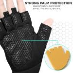 Men's & Women's Breathable Cycling Gloves - Black