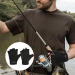 Fingerless Gym Gloves with Touchscreen and Anti-Slip