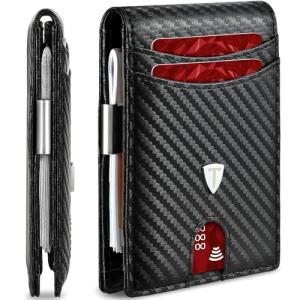 Tomylv Slim RFID Blocking Men's Wallet - Black