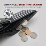 Slim RFID Blocking Leather Wallet for Men