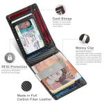 Tomylv Slim RFID Blocking Men's Wallet - Black