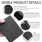 Slim Leather Wallet for Men with Card Holder
