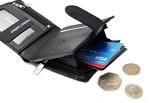 Men's Soft Leather RFID Wallet with Coin Pocket