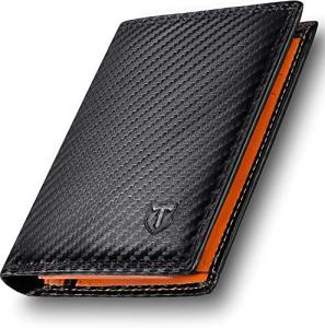 Stylish RFID Blocking Carbon Fiber Bifold Wallet