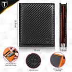 Stylish RFID Blocking Carbon Fiber Bifold Wallet