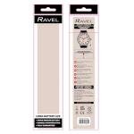 Ravel Men's Black Work Watch with Easy Strap