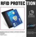 Stylish RFID Blocking Carbon Fiber Bifold Wallet