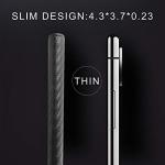 Slim Bifold RFID Blocking Men's Wallet with 2 ID Windows