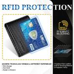 Men's Black RFID Blocking Leather Wallet