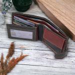 Slim RFID Blocking Leather Wallet for Men