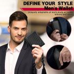 Stylish RFID Blocking Carbon Fiber Bifold Wallet