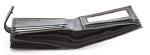 Men's Black RFID Blocking Leather Wallet with Zipper
