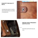 Men's RFID Blocking Leather Wallet with Coin Pocket