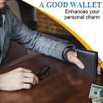 Men's Black RFID Blocking Leather Wallet