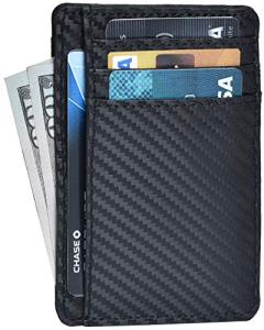 Slim RFID Leather Wallet for Men and Women