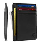 POWR Slim RFID Wallet for Travel and Cards