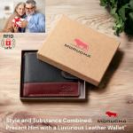 Slim RFID Blocking Leather Wallet for Men