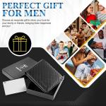 Men's Black RFID Blocking Leather Wallet