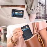 Slim RFID Leather Wallet for Men and Women